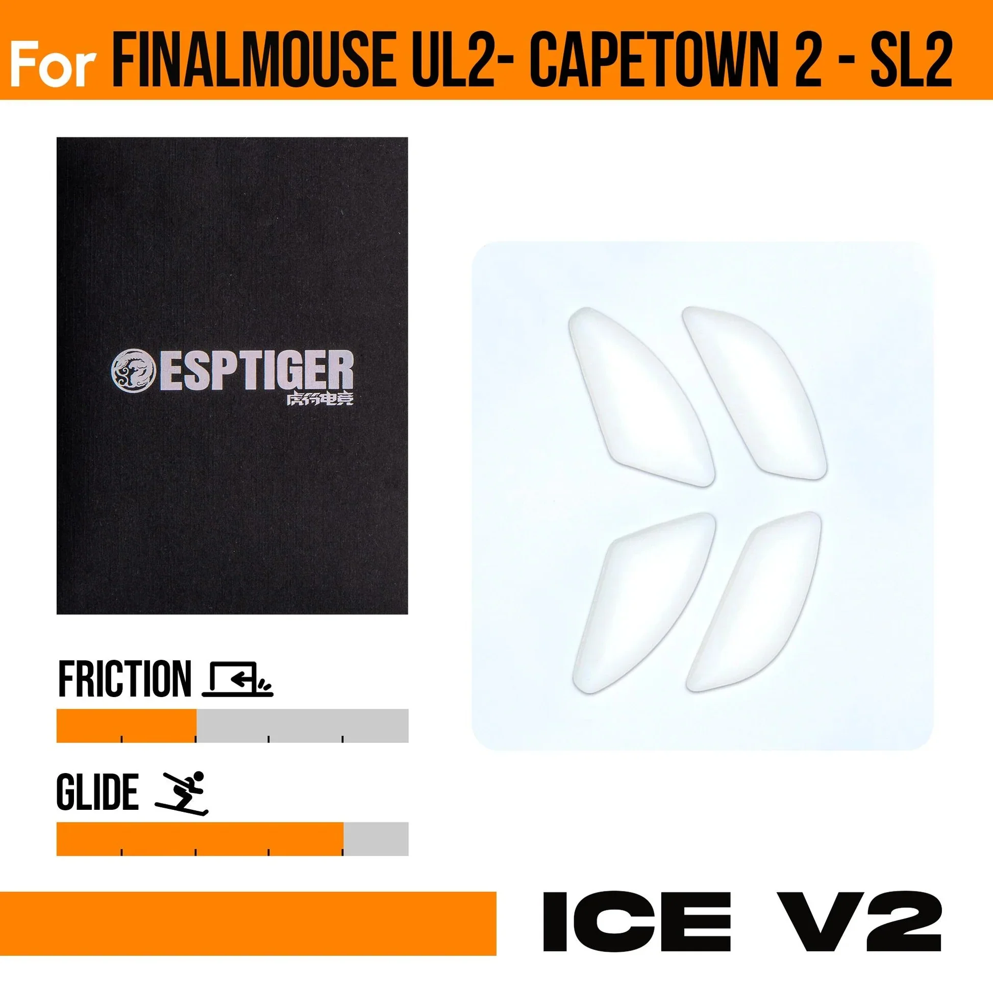 ESPTiger ICE V2 Mouse Skates - For Finalmouse