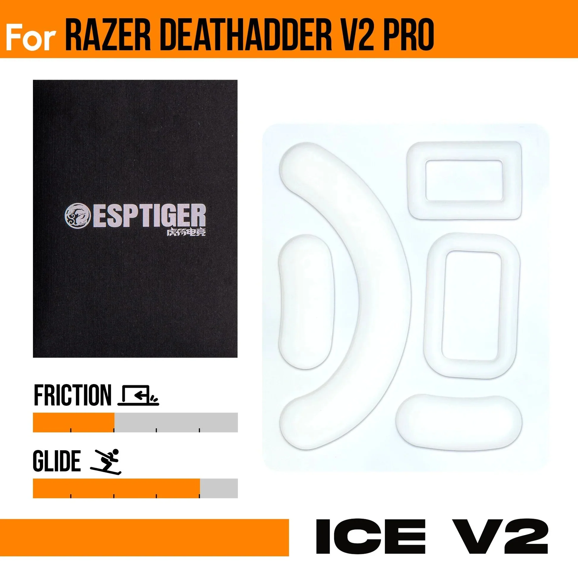 ESPTiger ICE V2 Mouse Skates - For Razer - Image 2