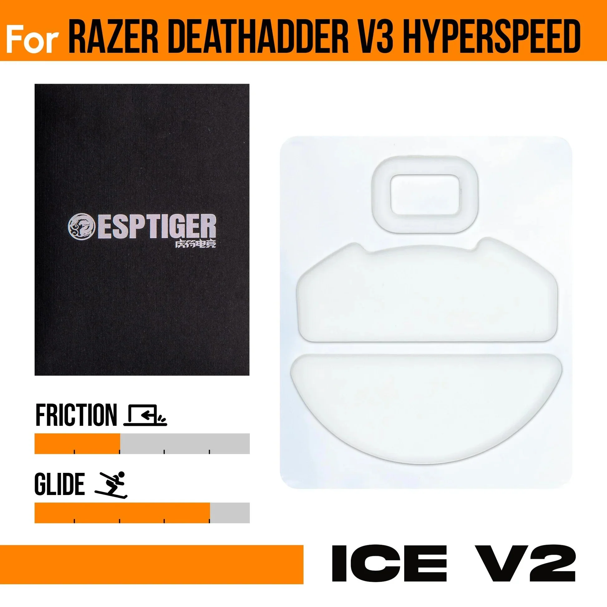 ESPTiger ICE V2 Mouse Skates - For Razer - Image 3
