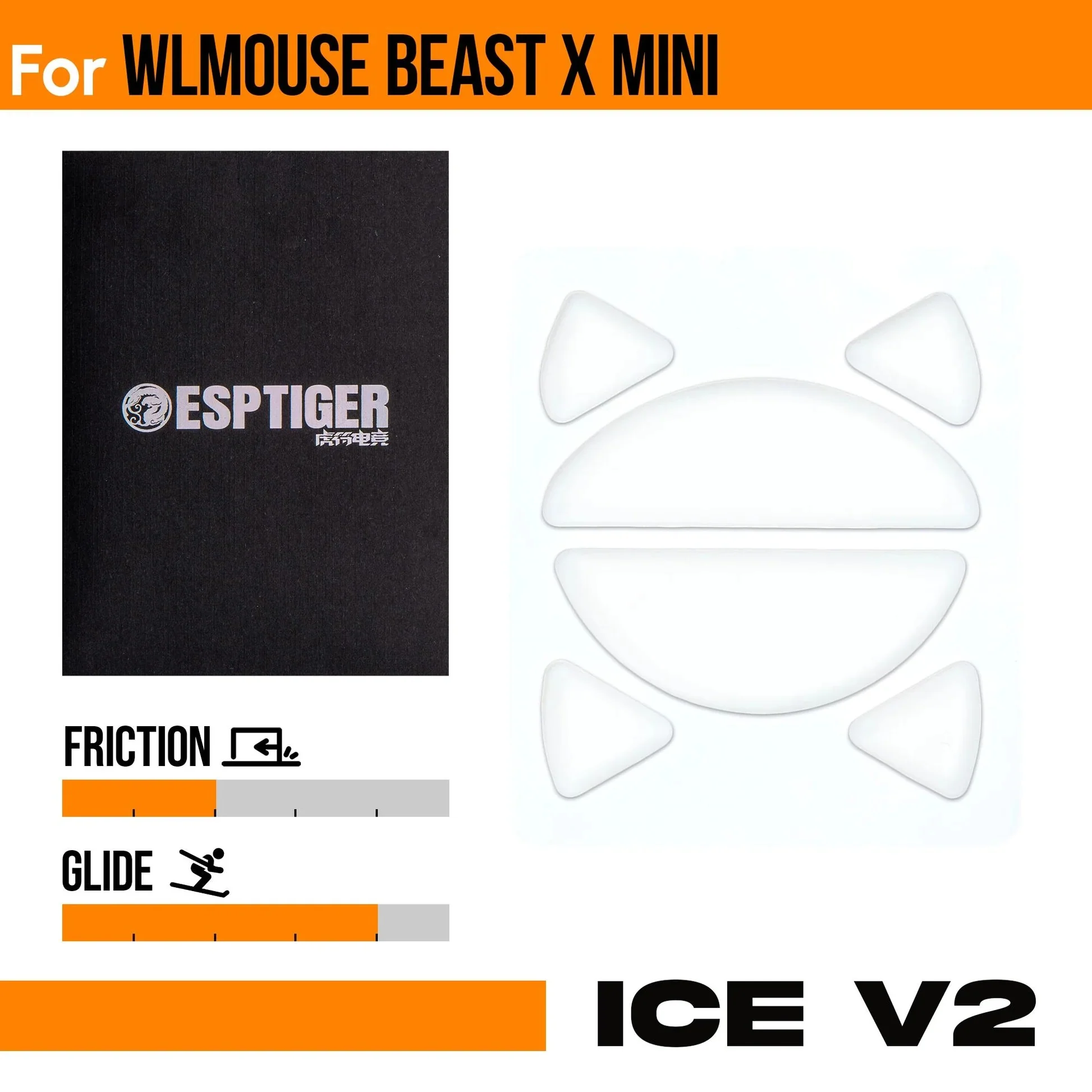 ESPTiger ICE V2 Mouse Skates - For WLmouse - Image 3