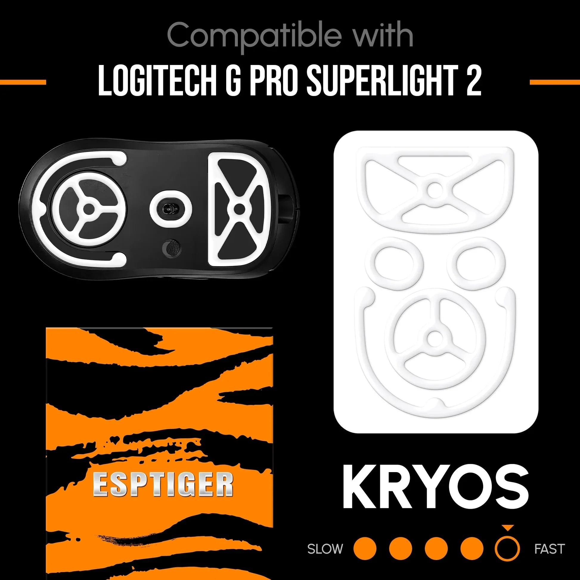 ESPTiger Kryos Mouse Skates - For Logitech - Image 2