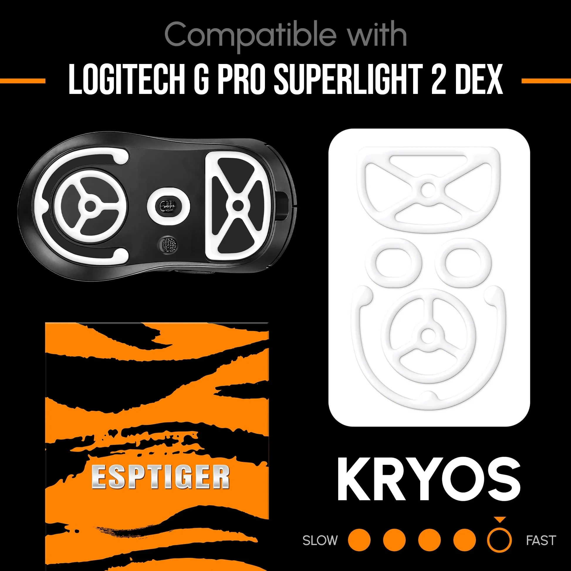 ESPTiger Kryos Mouse Skates - For Logitech - Image 3
