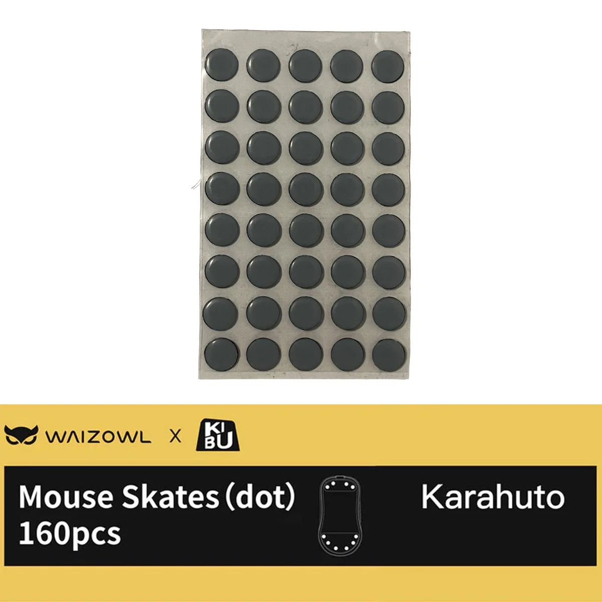 WAIZOWL x KIBU Universal Dots Mouse Skates (160pcs) - Image 3