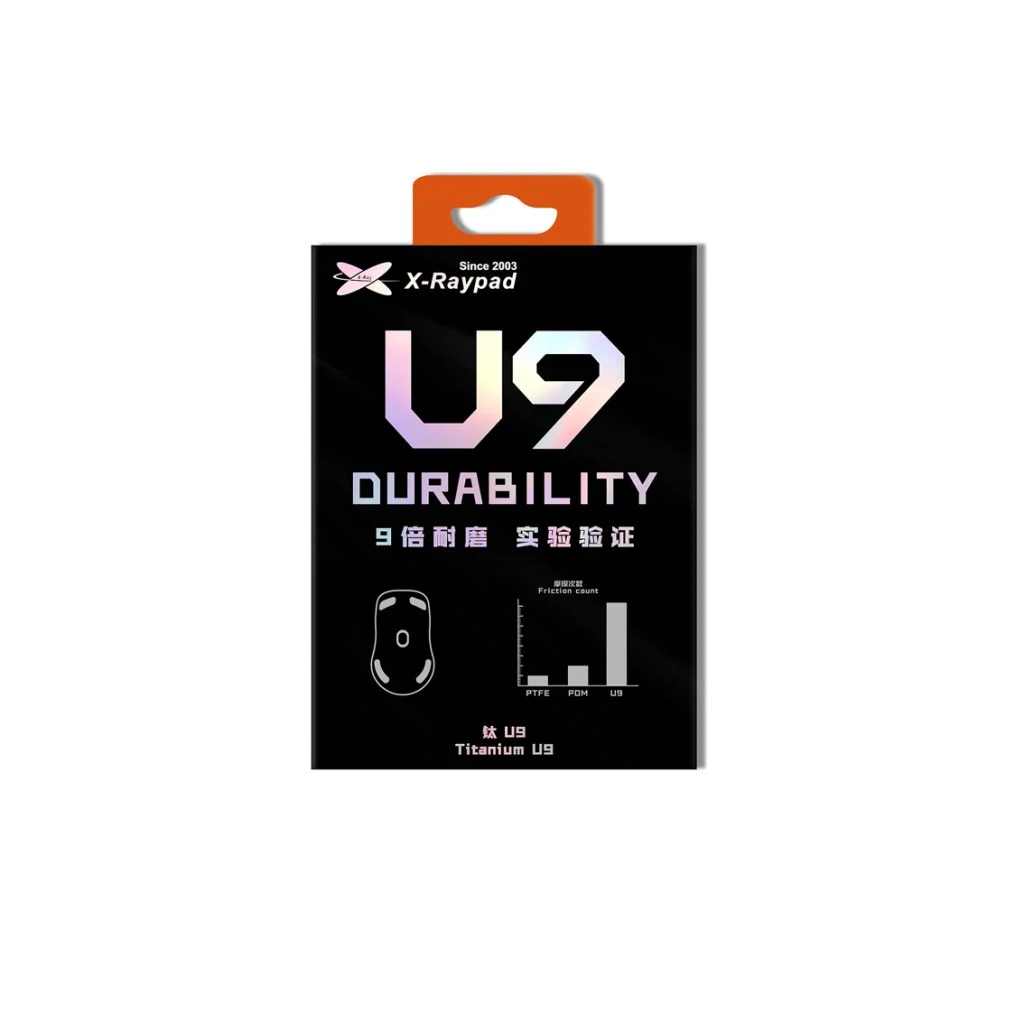 X-Raypad Titanium U9 Air Mouse Skates - Universal Dots - Image 3